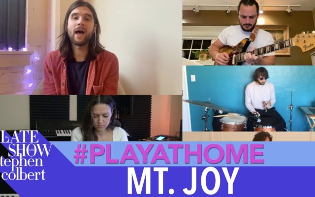 WATCH: Mt. Joy “Strangers” – Late Show #PlayAtHome