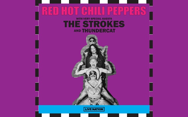 <h1 class="tribe-events-single-event-title">Red Hot Chili Peppers 2022 World Tour  with The Strokes and Thundercat</h1>