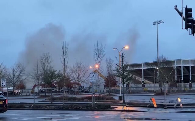 WOW! OSU’s Reser Stadium implosion