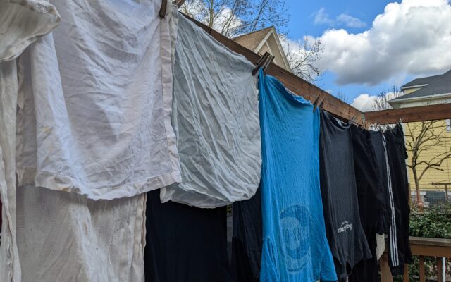 Inside or outside, air-drying clothes has many benefits