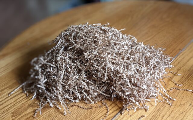 Do you know how to recycle shredded paper?