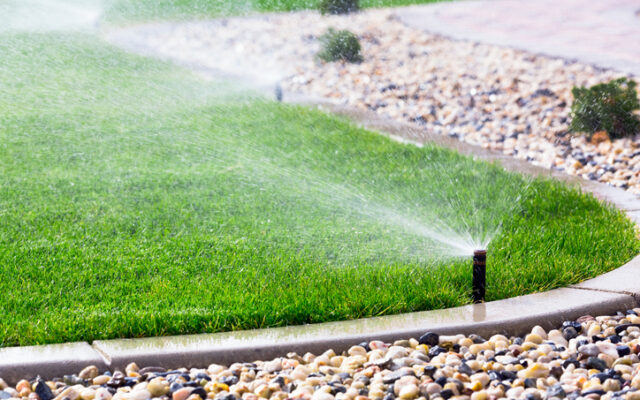 Water your grass twice weekly instead of daily for a healthier lawn