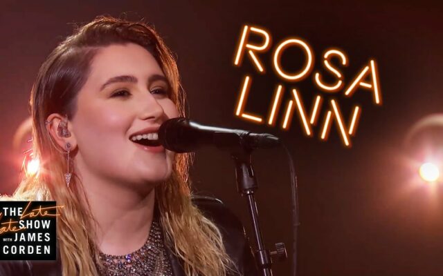 ICYMI – Rosa Linn sounded excellent on Corden