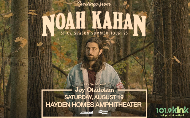 Win tickets to Noah Kahan on 8/19