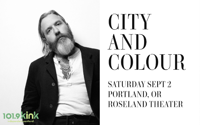 Win tickets to City and Colour 9/2!