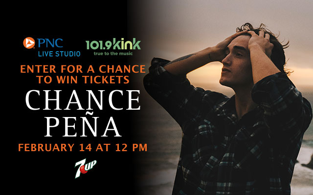 Chance Peña in the PNC Live Studio 2/14 at 12 PM